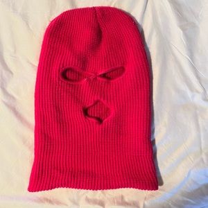 Hot Pink Ski Mask